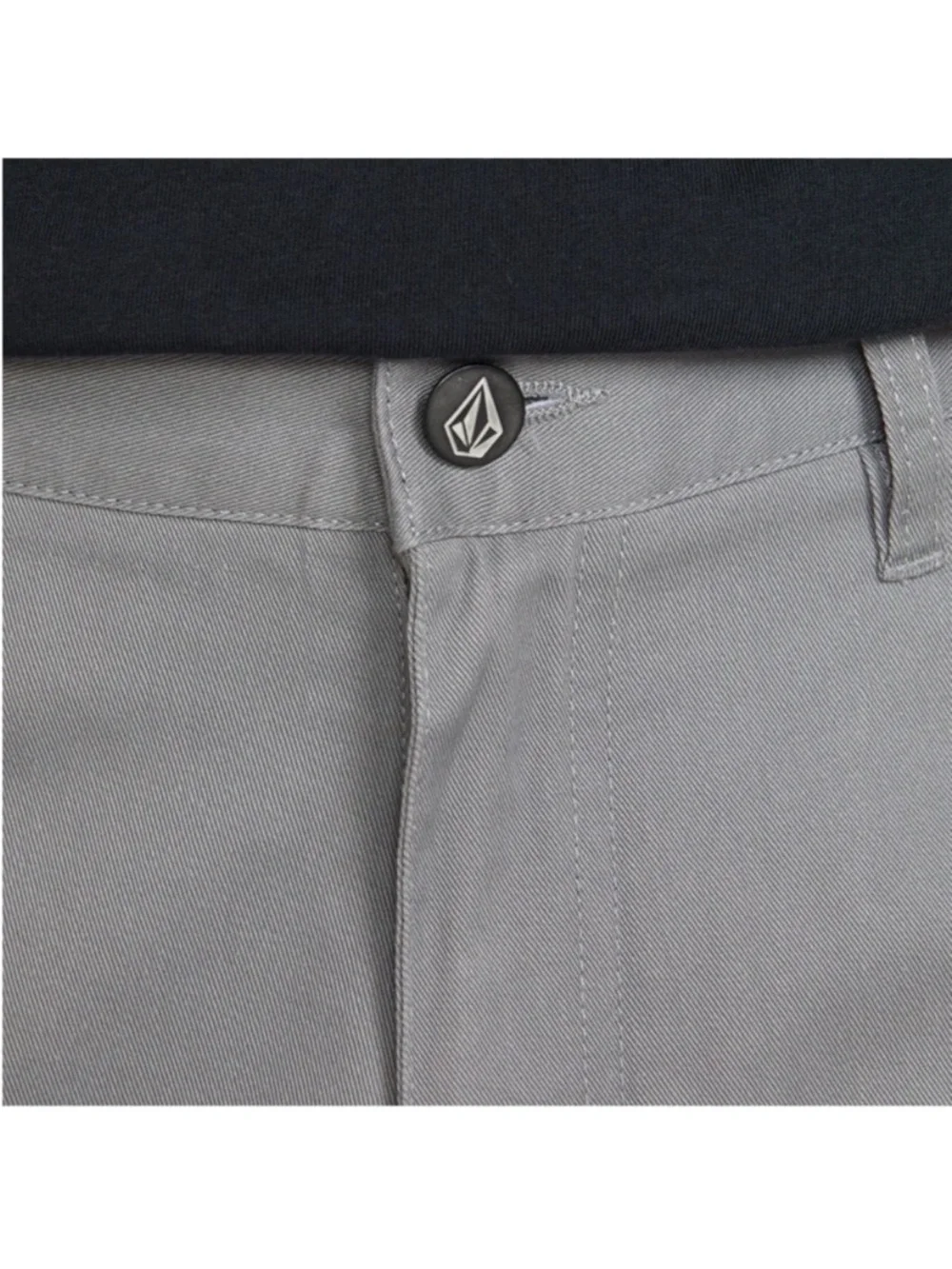 Volcom 40 Shorts VMonty Chino Stretch in Moonbeam Gray 22” pockets NWT